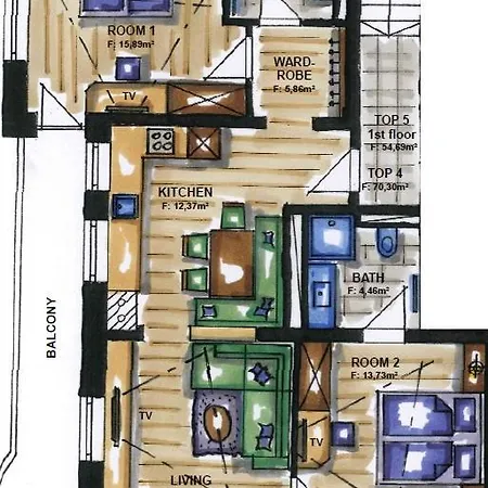 A Casa Aquamarin Apartment *