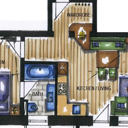 A Casa Aquamarin Apartamento *