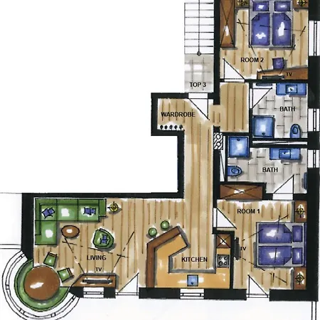 A Casa Aquamarin Apartamento