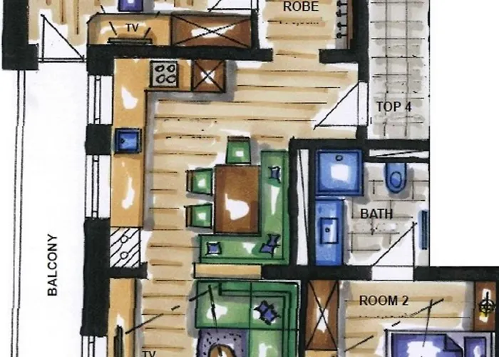 Apartamento A Casa Aquamarin