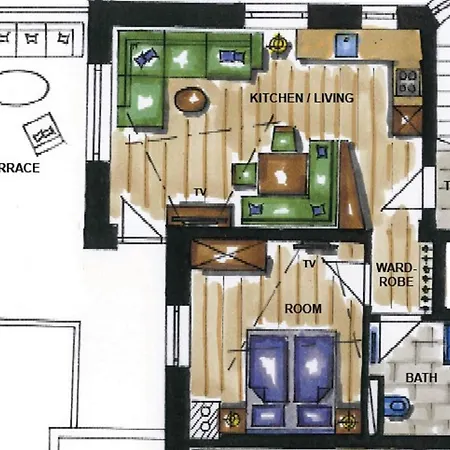 A Casa Aquamarin Apartment Sölden